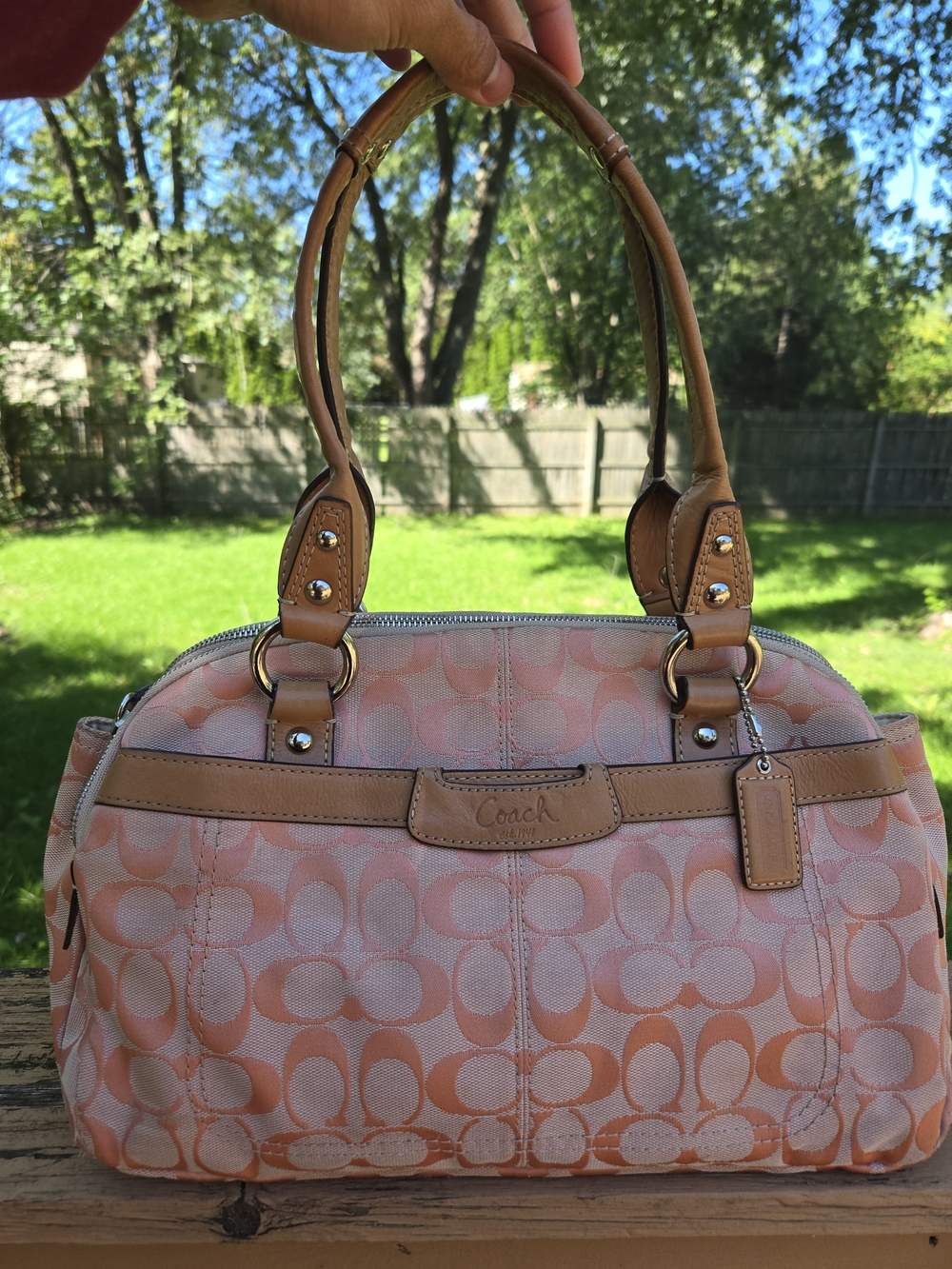 Coach Y2K Penelope Bronze Shoulder Bag #F14695